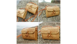 wallet purses bag ata grass hand woven handmade balinese design